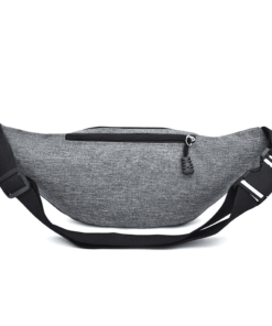 sac banane gris retourné