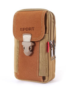 Sac banane cuir multifonctions discret à compartiments