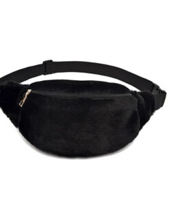 Sac banane fausse fourrure