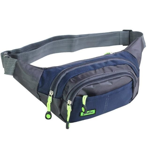 Sac Banane Homme/femme AirZyx – Toile Oxford Imperméable, 3 Poches, Ceinture Ajustable 90-128 Cm